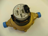 ABB 5/8 x 3/4 Bronze Meter with Resettable Register